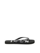 Dsquared2 Rubber Thong Slides Icon Logo Dsquared2 Rubber Thong Slides Icon Logo - BLACK