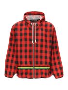 Nylon Windbreaker Jacket With Logo Palm Angels Nylon Windbreaker Jacket With Logo - Red
