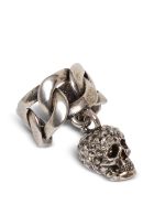 Alexander McQueen Skull Chain Earcuff Alexander McQueen Skull Chain Earcuff - Metallic