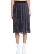 Golden Goose Amber Skirt In Blue Polyamide Golden Goose Amber Skirt In Blue Polyamide - blue