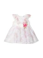 Monnalisa Floral Dress Monnalisa Floral Dress - Bianco