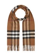 Burberry Giant Chk Scarf Burberry Giant Chk Scarf - Birch Brown