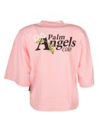 Palm Angels Daisy Logo Cropped T-shirt Palm Angels Daisy Logo Cropped T-shirt - Rosa