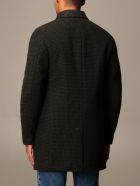 Palto' Coat Alfredo Paltò Micro Pied De Poule Coat Paltò Palto' Coat Alfredo Paltò Micro Pied De Poule Coat - Dark