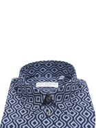 Fantasy Silk Shirt Eddy Monetti Fantasy Silk Shirt - Azure/Blue