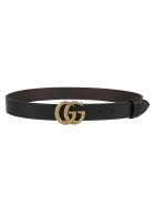 Gucci Double G Buckle Belt Gucci Double G Buckle Belt - Black/Brass