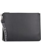 Givenchy Pouch With Logo Detail Wristlet Givenchy Pouch With Logo Detail Wristlet - black