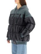 Telfar Color-block Bimaterial Down Jacket Telfar Color-block Bimaterial Down Jacket - OFF BLACK BLACK (Black)