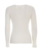 Sweater L/s Boat Neck Peluche Emporio Armani Sweater L/s Boat Neck Peluche - Bianco