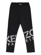 Kenzo Kids Logo Print Sweatpants Kenzo Kids Logo Print Sweatpants - black