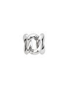 Alexander McQueen Chain And Skull Ring Alexander McQueen Chain And Skull Ring - Argento