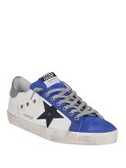 White Leather Super-star Sneakers Golden Goose White Leather Super-star Sneakers - WHITE/ROYAL BLUE/BLACK/SILVER
