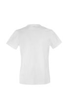 Burberry Marlet - Monogram Motif Cotton V-neck T-shirt Burberry Marlet - Monogram Motif Cotton V-neck T-shirt - White