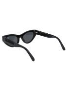 Stella McCartney Sc0193s Sunglasses - 001 BLACK BLACK SMOKE