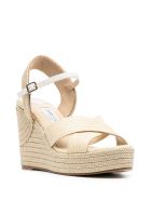 Jimmy Choo Dellena Beige Rope Wedges Jimmy Choo Dellena Beige Rope Wedges - Beige
