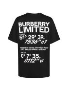 Burberry Printed Oversize T-shirt Burberry Printed Oversize T-shirt - black