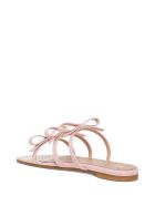 RED Valentino Patent Leather Sandals With Bows Detail RED Valentino Patent Leather Sandals With Bows Detail - Pink