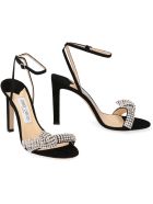 Jimmy Choo Thyra Suede Sandals Jimmy Choo Thyra Suede Sandals - black