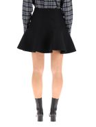 Patou 3d Mini Skirt In Boiled Wool Patou 3d Mini Skirt In Boiled Wool - BLACK (Black)