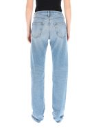 The Attico Super Washed Blue Boyfriend Jeans The Attico Super Washed Blue Boyfriend Jeans - BLU SUPER WASHED (Blue)