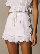 Hilfiger Collection Short Hcw Cutwork & Embroidery Short Hilfiger Denim Hilfiger Collection Short Hcw Cutwork & Embroidery Short - White