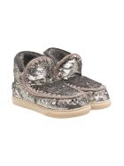 Mou Silver Teen Eskimo Boots Mou Silver Teen Eskimo Boots - Silver