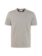 Thom Browne Cotton Piqué T-shirt Thom Browne Cotton Piqué T-shirt - grey