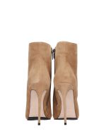 Le Silla High Heels Ankle Boots In Beige Suede Le Silla High Heels Ankle Boots In Beige Suede - beige