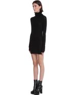Rick Owens Ribbed Ls Tube Dress In Black Wool Rick Owens Ribbed Ls Tube Dress In Black Wool - black