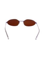Purple Invisible Oval Sunglasses Balenciaga Purple Invisible Oval Sunglasses - Viola
