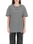 N.21 Striped T-shirt With Logo Pocket N.21 Striped T-shirt With Logo Pocket - RIGATO BIANCO NERO (White)