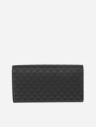 Wallet With All-over Monogram Print Emporio Armani Wallet With All-over Monogram Print - Nero