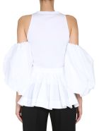 Alexander McQueen Boat Neck T-shirt Alexander McQueen Boat Neck T-shirt - BIANCO