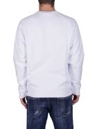 White Cotton Sweatshirt MSGM White Cotton Sweatshirt - White