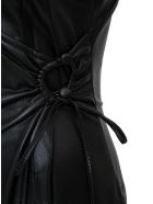 Nanushka Anubis Dress In Black Vegan Leather Nanushka Anubis Dress In Black Vegan Leather - Black