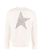 Golden Goose Archibald Cotton Crew-neck Sweatshirt Golden Goose Archibald Cotton Crew-neck Sweatshirt - White