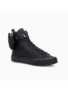 Prada Prada Wheel Re-nylon High-top Sneakers Prada Prada Wheel Re-nylon High-top Sneakers - BLACK