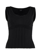 Pinko Bunkai Ribbed Knit Top Pinko Bunkai Ribbed Knit Top - black