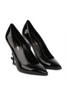 Saint Laurent Opyum Decolleté With Black Patent Heel Saint Laurent Opyum Decolleté With Black Patent Heel - Nero