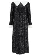 In The Mood For Love Sequined Midi Dress In The Mood For Love Sequined Midi Dress - BLACK (Black)