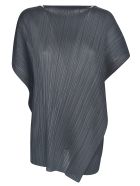 Pleats Please Issey Miyake Asymmetric Pleated Dress Pleats Please Issey Miyake Asymmetric Pleated Dress - Black