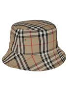 Burberry Heavy Cotton Check 2 Panel Bucket Hat Burberry Heavy Cotton Check 2 Panel Bucket Hat - Archive Beige