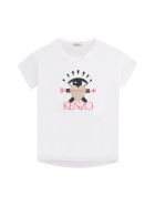 Kenzo Kids Cotton Crew-neck T-shirt Kenzo Kids Cotton Crew-neck T-shirt - White