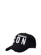 Hats In Black Cotton Dsquared2 Hats In Black Cotton