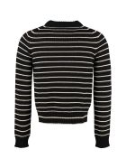 Saint Laurent Virgin Wool Sweater Saint Laurent Virgin Wool Sweater - black