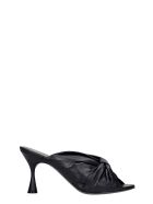 Balenciaga Sandals In Black Leather Balenciaga Sandals In Black Leather - black