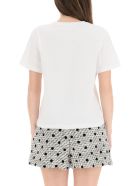 RED Valentino T-shirt With Clover Embroidery RED Valentino T-shirt With Clover Embroidery - WHITE