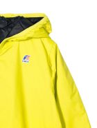 K-Way Green Contrast Zip Up Jacket K-Way Green Contrast Zip Up Jacket - Verde
