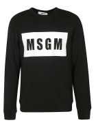 MSGM Chest Logo Sweatshirt MSGM Chest Logo Sweatshirt - Black