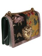 Dolce & Gabbana Heart Plaque Flap Chain Shoulder Bag Dolce & Gabbana Heart Plaque Flap Chain Shoulder Bag - Multicolor